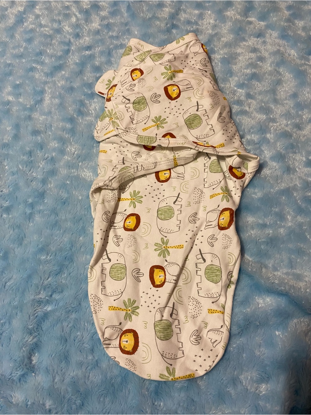Neutral Safari Lion Swaddle Sleep Sack - Parents choice size 0-3M